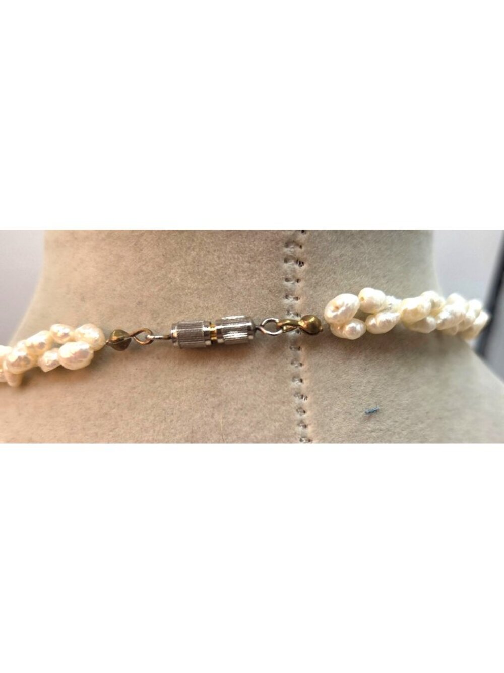 Vintage Freshwater Pearl Double Strand Necklace - Picture 3 of 3